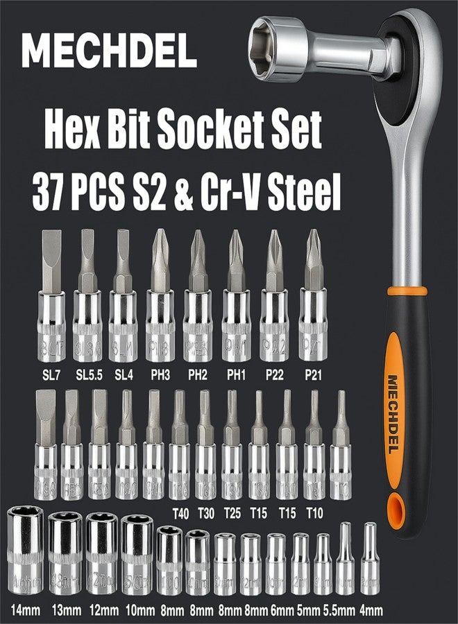 MECHDEL 46-in-1 Tool Kit for Home Use | Spanner Set | Socket Set | Wrench Set | Hand Tools | Bike Tool Kit Set | Goti Pana Box End Set | Socket Wrench Kit | DIY Car & Household Repair Tools - Image 3